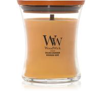 Woodwick Opulent Wood Golden Bourbon vela perfumada con mecha de madera (hearthwick) 275 g
