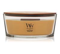 Woodwick Opulent Wood Golden Bourbon vela perfumada con mecha de madera (hearthwick) 453.6 g