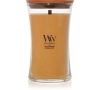 Woodwick Opulent Wood Golden Bourbon vela perfumada con mecha de madera (hearthwick) 609.5 g