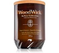 Woodwick Renew Ginger & Tumeric vela perfumada con mecha de madera 368 g