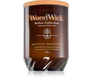 Woodwick Renew Ginger & Tumeric vela perfumada con mecha de madera 368 g