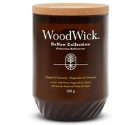 WoodWick Vela perfumada ReNew Jengibre y Cúrcuma – mecha de madera, cera soja y coco 368 g