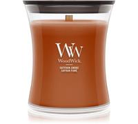 Woodwick Saffron Smoke vela perfumada con mecha de madera 275 g
