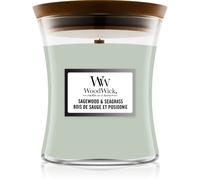 Woodwick Sagewood & Seagrass vela perfumada con mecha de madera 275 g