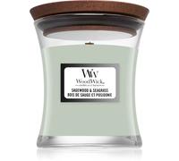 Woodwick Sagewood & Seagrass vela perfumada con mecha de madera 85 g