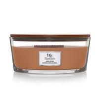 Woodwick santal myrrh vela elipse Ámbar, limón, madera marrón 1 pie