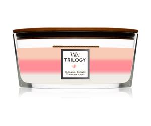 Woodwick Trilogy Blooming Orchard vela perfumada 453.6 g