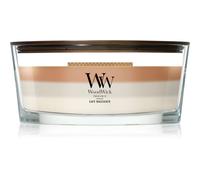 Woodwick Trilogy Café Macchiato vela perfumada con mecha de madera 453.6 g