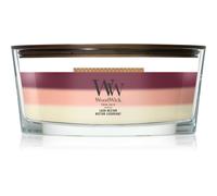 Woodwick Trilogy Lush Nectar vela perfumada con mecha de madera 453.6 g