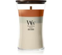 Woodwick Trilogy Vanilla Embers vela perfumada con mecha de madera 610 g
