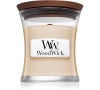 Woodwick Vanilla Bean vela perfumada con mecha de madera 85 g