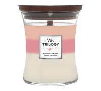 WoodWick Vela aromática mediana Trilogy con diseño de huerto floreciente - 11 cm/diámetro 10 cm