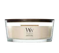 WoodWick Vela perfumada Opulent Wood Patchouli Creme con mecha de madera 453.6 g