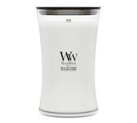 WoodWick Vela perfumada hourglass grande | Té blanco y jazmín | con mecha crepitante | Tiempo de combustión: hasta 130 horas