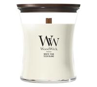 WoodWick Vela aromática White Teak mecha de madera 275 g