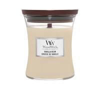 WoodWick Vela perfumada hourglass mediana | Vainilla | con mecha crepitante | Tiempo de combustión: hasta 60 horas | Regalos para mujeres