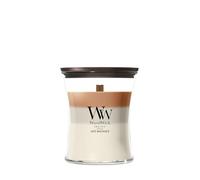 WoodWick Vela perfumada | Vela de tamaño mediano en forma de reloj de arena | Café Macchiato | Regalos perfectos para mujeres