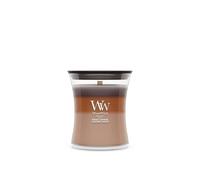 WoodWick Vela perfumada | Vela de tamaño mediano en forma de reloj de arena | Radiant Cashmere | Regalos perfectos para mujeres