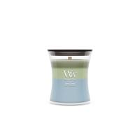 WoodWick Vela perfumada | Vela de tamaño mediano en forma de reloj de arena | Verdant Woods | Regalos perfectos para mujeres