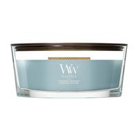 WoodWick | Vela Elíptica | Madera de Cedro y Musgo Marino | Gran regalo para mujeres