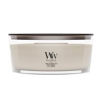WoodWick Vela perfumada | Vela elíptica | Tonka & Almond Milk | Regalos perfectos para mujeres
