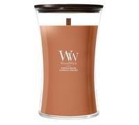 WoodWick Vela perfumada | Vela grande en forma de reloj de arena | Pumpkin Praline | Regalos perfectos para mujeres