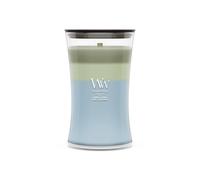 WoodWick Vela perfumada | Vela grande en forma de reloj de arena | Verdant Woods | Regalos perfectos para mujeres