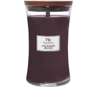 Vela perfumada WoodWick Spiced Blackberry con mecha de madera 453,6 g