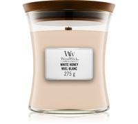 Woodwick White Honey Miel Blanc vela perfumada con mecha de madera 275 g