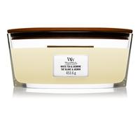 Woodwick White Tea & Jasmine vela perfumada con mecha de madera (hearthwick) 453.6 g