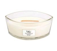 WoodWick White Teak vela aromática con mecha de madera 453,6 g