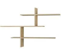 Woody Fashion - Estantería de pared (18 mm de grosor, 123 cm de ancho, roble