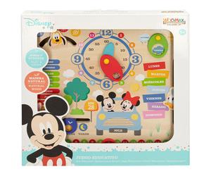 Woomax 48729 - calendario de madera de disney, mickey y minnie, calend