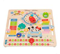 Woomax 48729 - calendario de madera de disney, mickey y minnie, calend