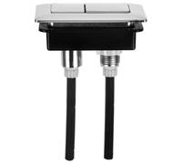 WOONEKY Botón Pulsador Rectangular Abs para Cisterna de Inodoro Doble Color Aleatorio