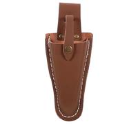 WOONEKY Funda Tijeras Podar de Cuero Resistente Estuche Protector para Podadora, Diseño Profesional y Fácil de Llevar para Aficionados al Jardín