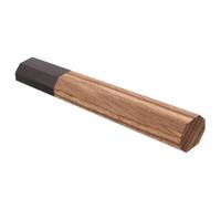 WOONEKY Mango Japonés Octogonal de Madera 2,2mm para Gyuto y Nakiri | Repuesto para Reparación de Mango, Orificio 2,2mm, Estilo Clásico Marrón, Agarre Cómodo
