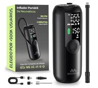 Woowind Inflador Ruedas Coche, Bici y Moto, Apagado Automático, 10,3 Bar