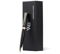 Wordsworth & Black Portaminas Metálico de Lujo 0,7 mm para Escritura, Negro