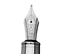 Wordsworth & Black Primori SPARE NIB - Plumín mediano plateado - Embalaje en caja de papel de 1 unidad