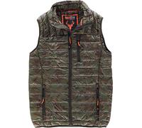 Work Team Chaleco acolchado, con 2 bolsillos laterales. HOMBRE Camuflage Marron XXL