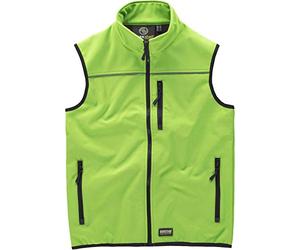Work Team Chaleco Softshell Aire Libre Liso Hombre Verde Lima S