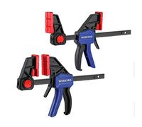 WORKPRO 2 Piezas Sargento Barra de 152mm, Fuerza de Sujeción 136kg