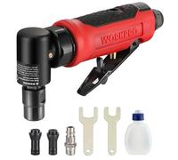 WORKPRO Amoladora Angular Neumática 1/4" 20000RPM con 2 Abrazaderas