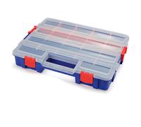 Workpro caja con compartimentos polipropileno 38,2 x 30 x 6,2 cm 18 co
