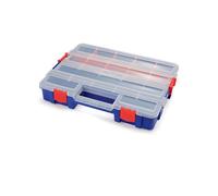 Workpro caja con compartimentos polipropileno 38,2 x 30 x 6,2 cm 18 co