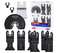 WORKPRO Cuchillas Sierra Oscilante 10 Piezas, Accesorios Corte Universal