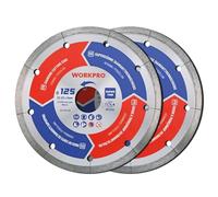 WORKPRO Disco de Diamante Ultrafino 125mm para Cerámica y Porcelánico