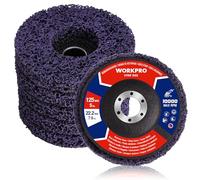 WORKPRO Discos Abrasivos 125mm 6 Piezas, Limpieza Óxido