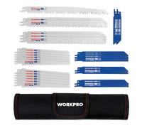 WORKPRO Hojas de Sierra Sable para Madera y Metal, 32 Piezas